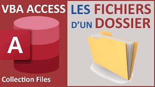 Parcourir les fichiers dun dossier en VBA Access [upl. by Notsur]