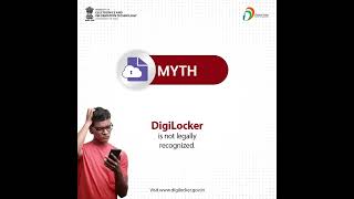 DigiLocker is recognized by the Government of India [upl. by Ogren]