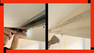 🔥 Cómo Rematar Drywall para Ocultar Hueco de Iluminación Indirecta 🤜 pladur [upl. by Anaitak]