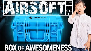 Evikes Airsoftcon 2024 Box Of Awesomeness  Airsoft Mystery Unboxing [upl. by Naj]