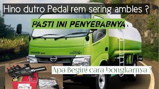 Repair Master rem central Hino Dutro 130MDHD  Ganti Master rem Hino Dutro [upl. by Elletnahs]