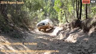 2016 Pajero Sport offroad test  4x4practicalmotoringcomau [upl. by Ecirp]