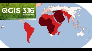 How to create a cartogram in QGIS [upl. by Bradeord441]