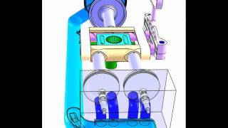 hydrodynamic Scotch Yoke Engine [upl. by Yendys]