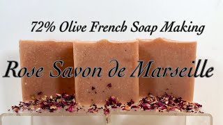 Savon de MARSEILLE  FRENCH SOAP making w72 OLIVE [upl. by Eahsan]