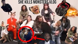 SHE KILLS MONSTERS VLOG Final Drama performance TWsad [upl. by Eittod]