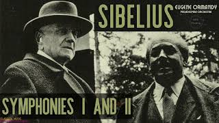 Sibelius  Symphonies Nos 1 2  Remastered refrec Eugene Ormandy Philadelphia Orchestra [upl. by Vasileior]