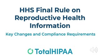 HIPAA and Reproductive Health Training [upl. by Eissolf]