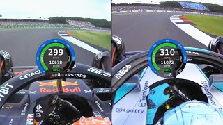 Silverstone pole 2024 vs 2023 How 2024 lost S1 but still won massively [upl. by Evangelina190]