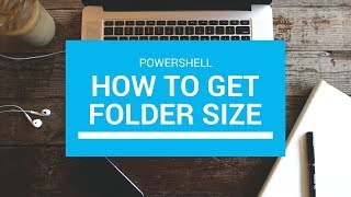 Powershell Get Folder size In One Line [upl. by Reivaz]