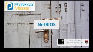 NetBIOS  CompTIA Security SY0401 14 [upl. by Yrffej]