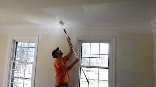 Painting The Walls And The Ceiling With A Roller [upl. by Shaylah911]