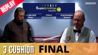 FINAL 3 Cushion  Superprestige 2010  Peter DE BACKER vs Roland FORTHOMME [upl. by Odille]