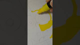 Drawing SpongeBob in Winter style  Part 1 drawing shorts [upl. by Bluma]