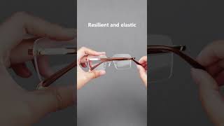 Whos looking for mens rimless glasses Of course ladies can try them too zeelool [upl. by Hebbe]