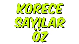 6dkda KORECE SAYILAR ÖZ [upl. by Saylor]