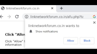 How to Remove linknetworkforumcoin Phishing Ads [upl. by Eninaj]