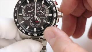 How to SET Citizen watch calibre E650 AT400851E EcoDrive [upl. by Anemolif172]