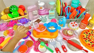 Unboxing Miniature Plastic Full Kitchen Set Collection  Toy Cooking Game  Kitchen Set Toy  Review [upl. by Walling214]