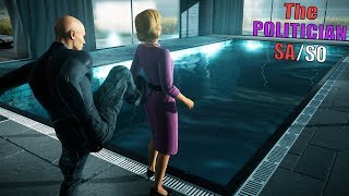 HITMAN 2  Elusive Target 5  The POLITICIAN  Silent Assassin Suit Only Pool Accident [upl. by Ariday]