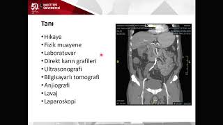 Mezenterik Vasküler Hastalıklar [upl. by Emawk]