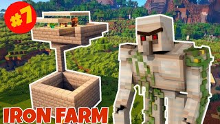 I make iron farm in Minecraft unblock part 7minecraft [upl. by Aken]