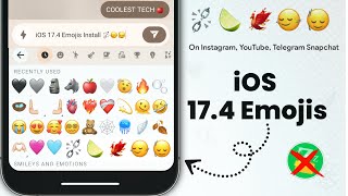 iOS 174 Emoji on Android 🙂‍↕️ How to Get iOS 174 Emojis on Android  iOS 174 Emoji Without zfont [upl. by Neilla]