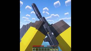 Armas de Fortnite en Minecraft 😮🔫 minecraftshorts 100dayschallenge minecraft [upl. by Ytok]