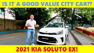 The Kia Soluto is a FullyLoaded City Car  Drive Impressions and Review [upl. by Wye469]