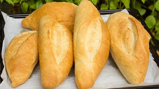 CÁCH LÀM BÁNH MÌ VỎ GIÒN RUỘT DAI MỀM DỄ THÀNH CÔNG TẠI NHÀ  Baguette  CKK [upl. by Ahsatel828]