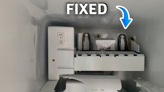 How to FIX a Frozen over Ice Machine [upl. by Naliorf]