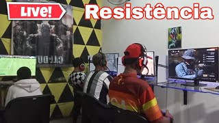 Live resistência jogando video game Bastidores [upl. by Carn272]