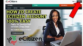 How to Register and Login to eCitizen account [upl. by Anead]