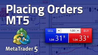 How to Place Orders on MetaTrader 5 [upl. by Gar242]