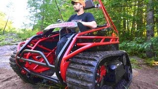 Extreme Offroad Tracked Wheelchair the Original Ripchair 20 [upl. by Higgins]