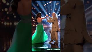 Homeless man and granddaughter on stage on Americas Got Talent [upl. by Mandel]