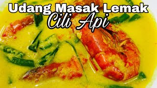 Udang Masak Lemak Cili Api  Kacang Panjang [upl. by Sanderson]