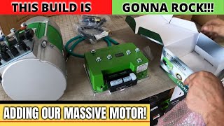 NAVITAS AC MOTOR IS MASSIVE Custom Golf Cart Build [upl. by Puttergill]