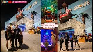 SEA LIFE LEGOLAND MALAYSIA VLOG JOHOR BAHRU  ADA AQUARIUM DENGAN FIGURE LEGO DAN SHIPWRECK [upl. by Marquis]