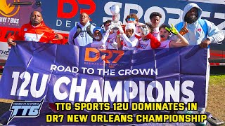 7on7 Football Highlights  TTG Sports 12u Wins Big vs CM Naturals in DR7 New Orleans Title Game 7v7 [upl. by Ecilahs712]