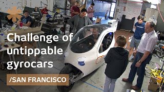 2wheeled untippable EV gyrocar from SF automaker startup [upl. by Bradford]