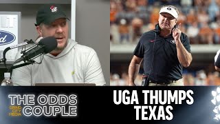 Georgia Wins at Texas Alabama Takes 2nd Loss Who Said It  The Odds Couple [upl. by Keen539]