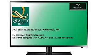 TV Channel Surfing Quality Inn Kennewick WA October 2017 [upl. by Apollo264]