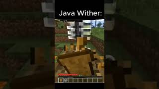 Java Vs Bedrockminecraft gaming memes gaming game edit herobrine minecraftpebedrock java [upl. by Kubis]