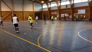 Futsal  léquipe de France des moins de 21 ans est en Dordogne [upl. by Lladnarc772]