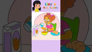 Healthy Food Song  Kids Songs ✨💖🌟 kidssong nurseryrhymes coloring drawing [upl. by Randolph]