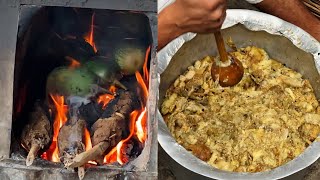 Traditional Kalai Ruti of Rajshahi With Mashed BrinjalEggplant amp Spicy Duck Curry [upl. by Nayarb]