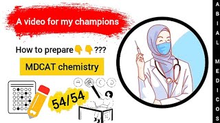 MDCAT chemistry  How to prepare chemistry for MDCAT  Tips and tricks  MDCAT 2024 [upl. by Hasty]