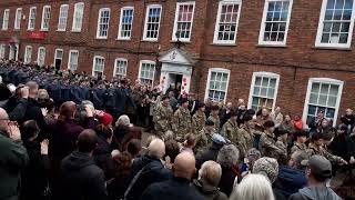 Newark Town Remembrance Day Parade Attended ♥ With Large Crowd 11am 10th November 2024 [upl. by Delwin363]