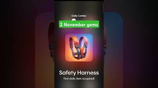 Gemz Daily combo Cards 2 November  Gemz Daily Code 2 November 2024  Today gemz daily combo [upl. by Piegari831]